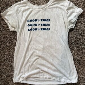 Brandy Melville Good Vibes Tee